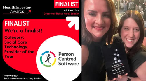 Person Centred Software wins 'Social Care Technology Provider of the Year' at the Health Investor Awards 2024!